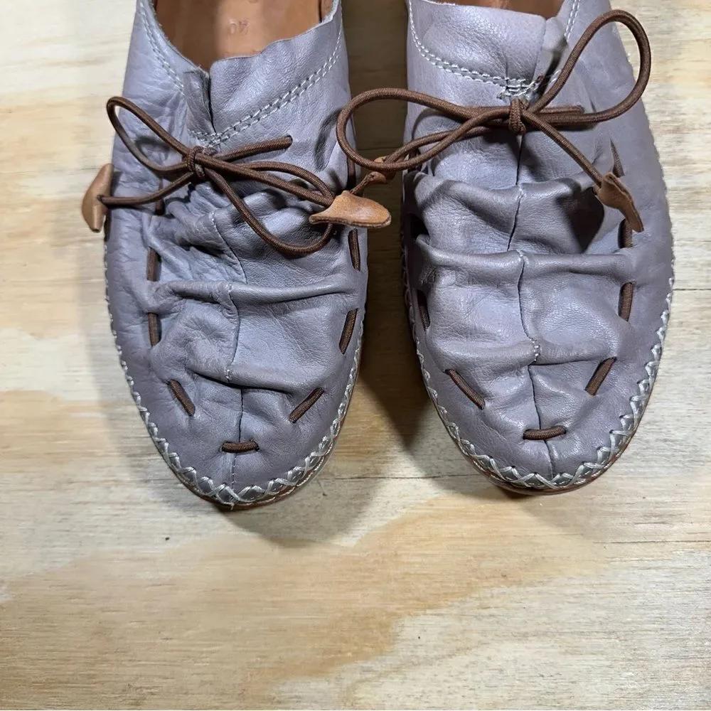 Spring Step Berna Taupe Leather Shoes Women’s Size 9
